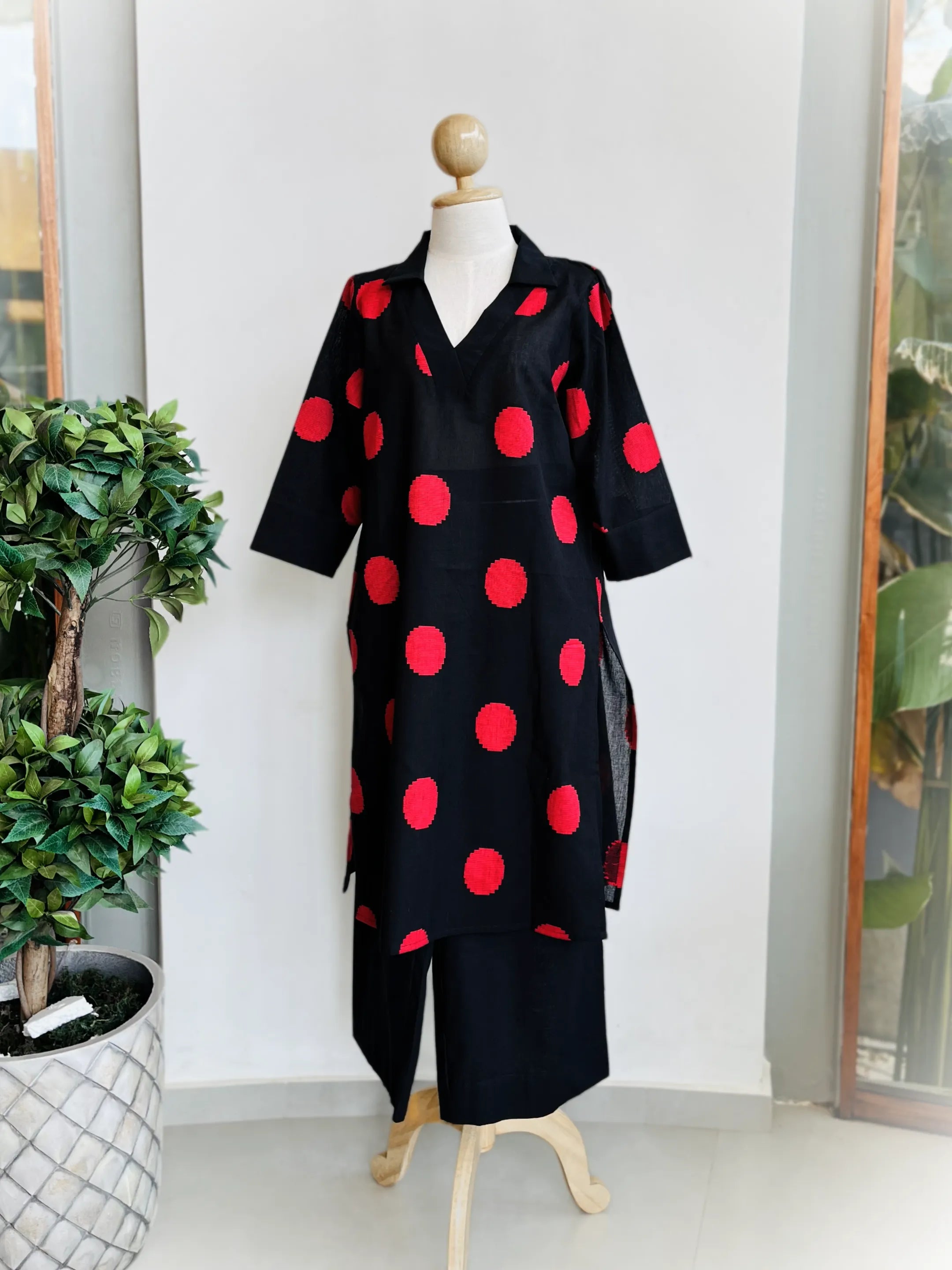 SOUK ELAN CORD SET RED