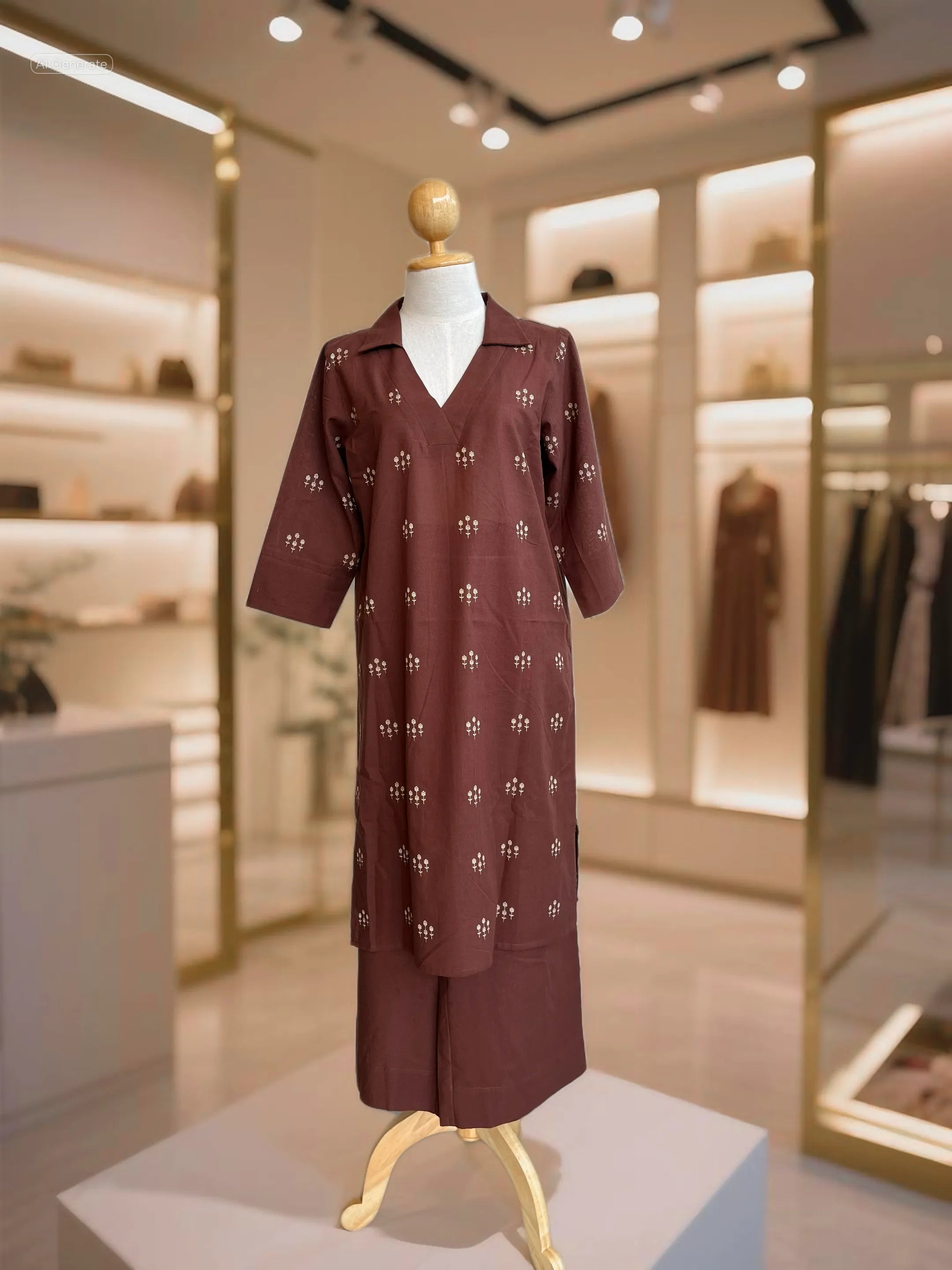 SOUK ELAN CORD SET BROWN