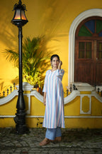 SOUK ZIYA CO-ORD SET - PASTEL BLUE