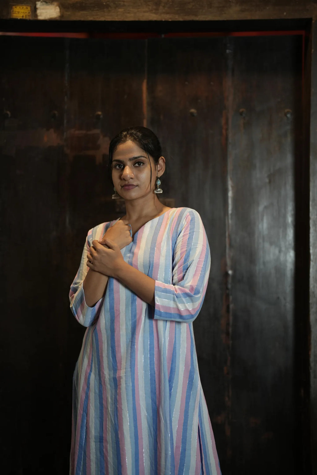 SOUK ZIYA CO-ORD SET - PASTEL BLUE