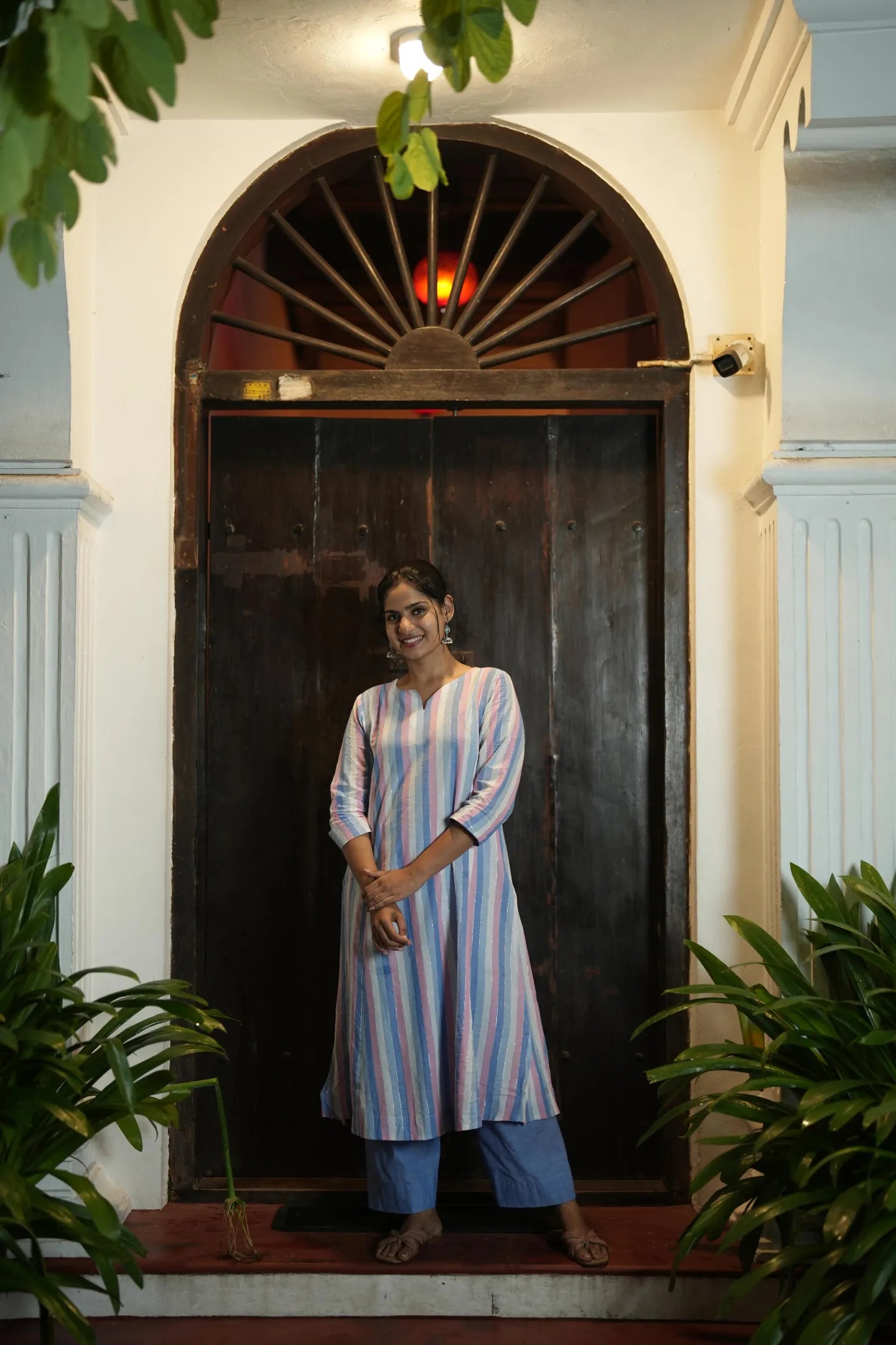 SOUK ZIYA CO-ORD SET - PASTEL BLUE
