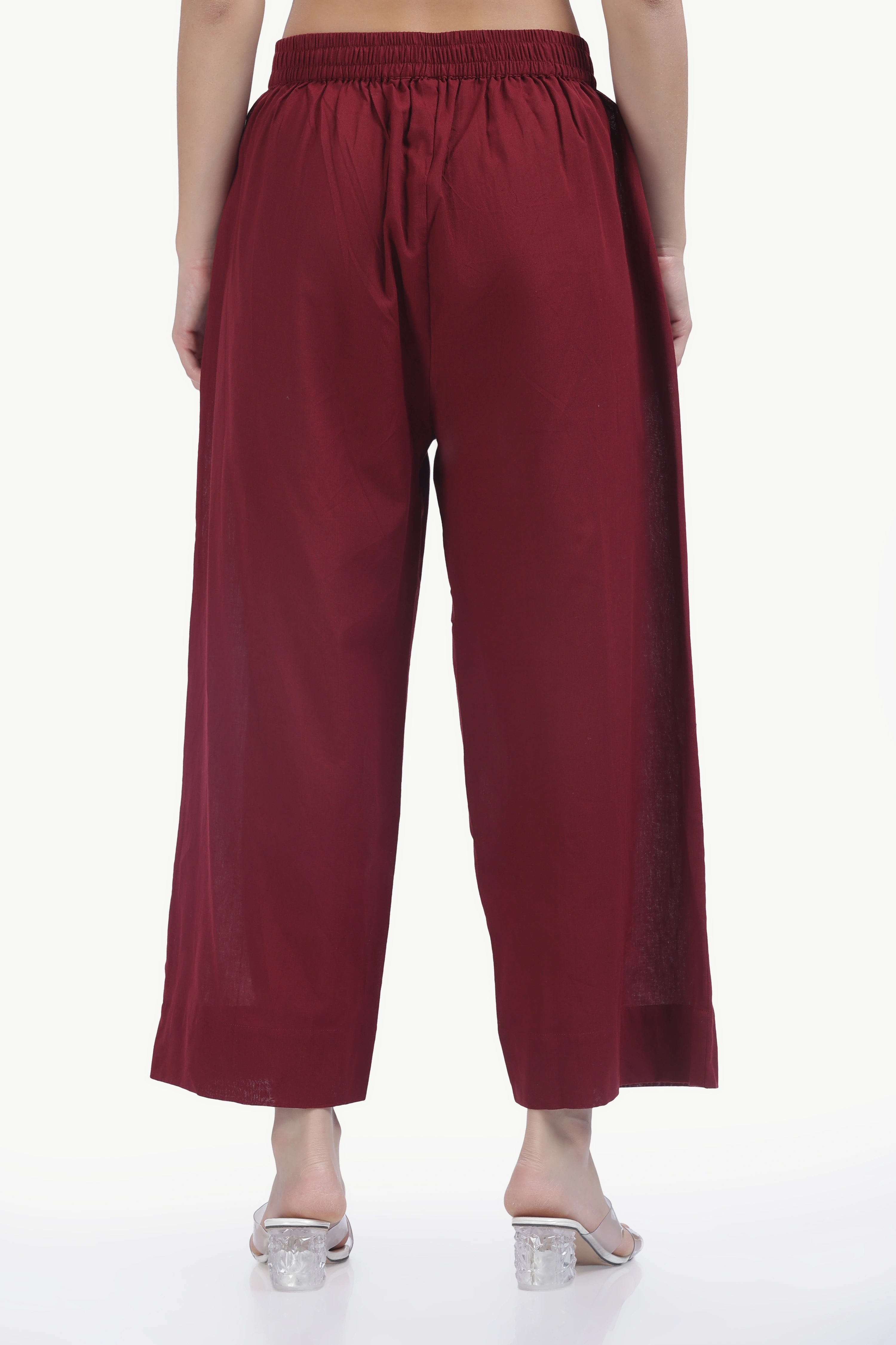 SOUK KALI CO-ORD SET MAROON Tulen