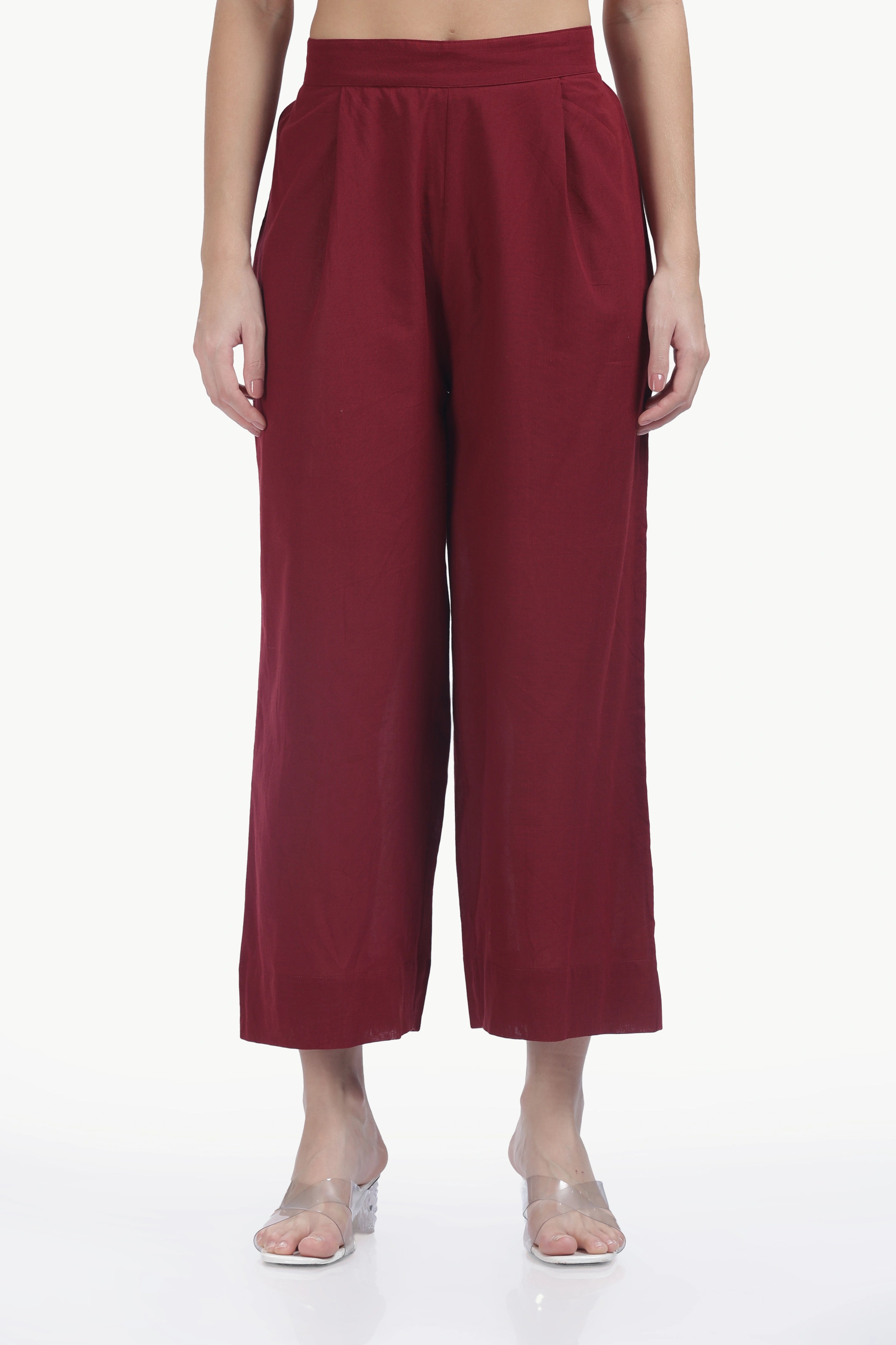 SOUK KALI CO-ORD SET MAROON Tulen