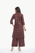SOUK ELAN CO-ORD SET COFFEE-BROWN Tulen