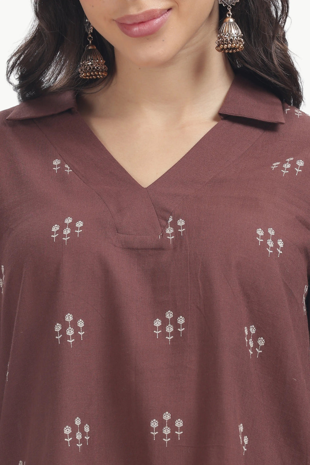 SOUK ELAN CO-ORD SET COFFEE-BROWN Tulen