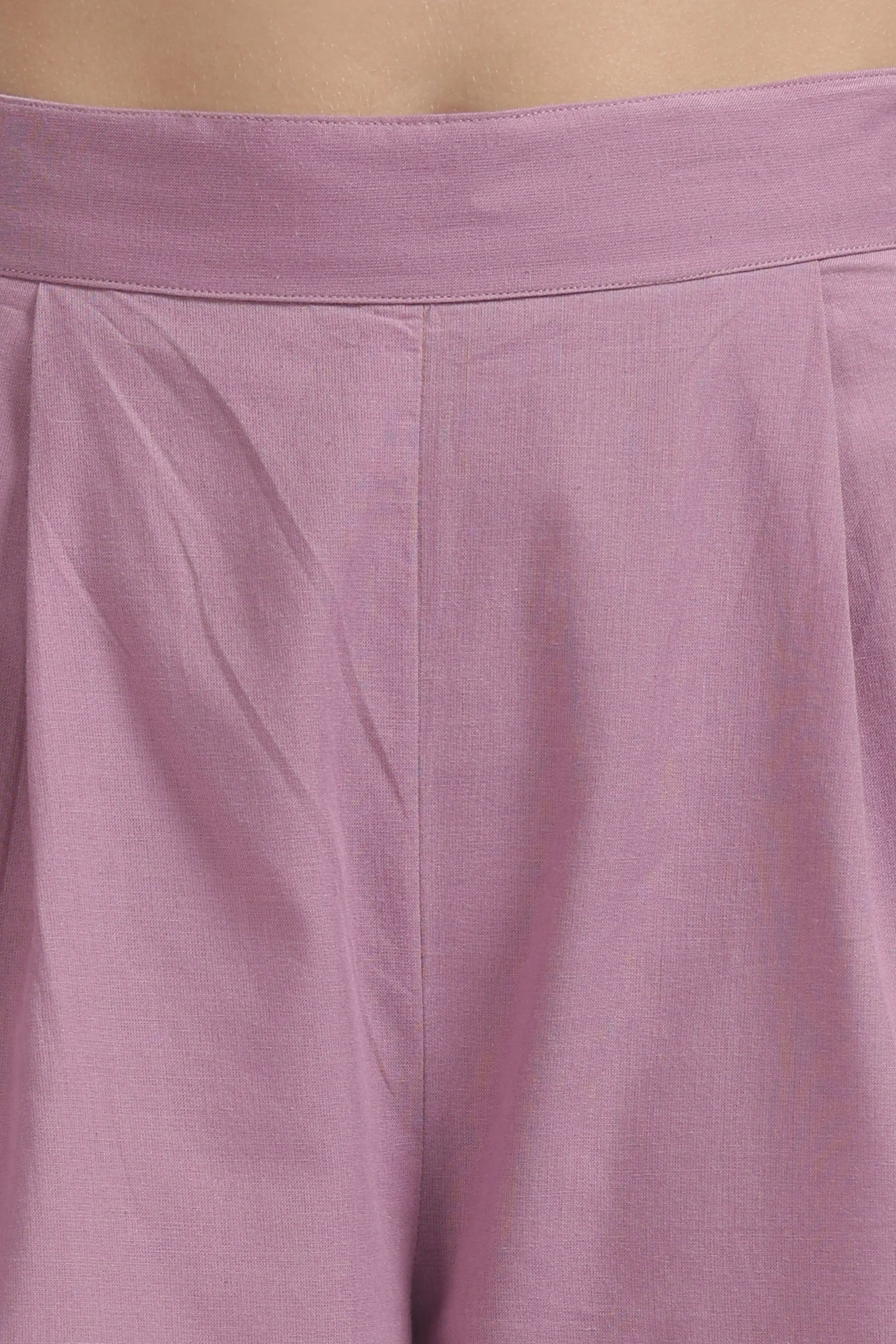 SOUK ZARAAHA CO-ORD SET MAUVE PINK