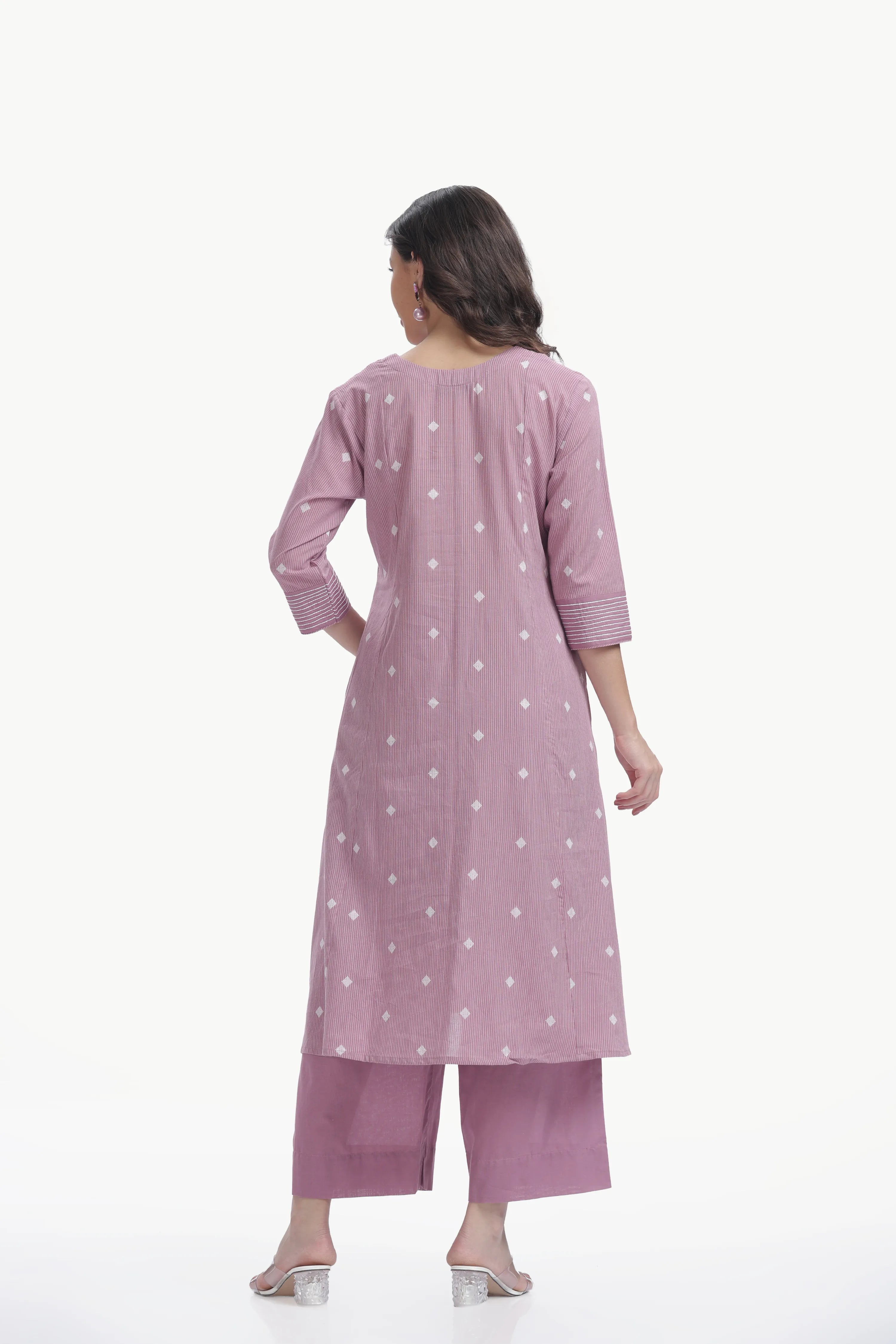 SOUK ZARAAHA CO-ORD SET MAUVE PINK