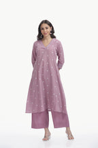 SOUK ZARAAHA CO-ORD SET MAUVE PINK