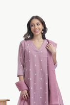 SOUK ZARAAHA CO-ORD SET MAUVE PINK