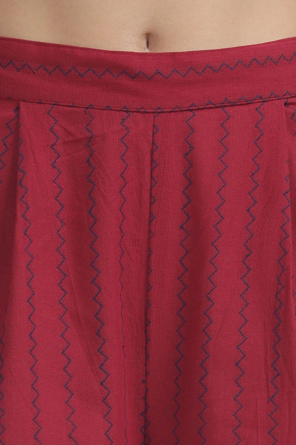 SOUK ANARKALI CO-ORD SET RED Tulen