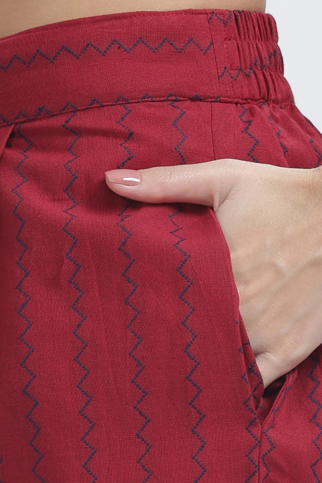 SOUK ANARKALI CO-ORD SET RED Tulen