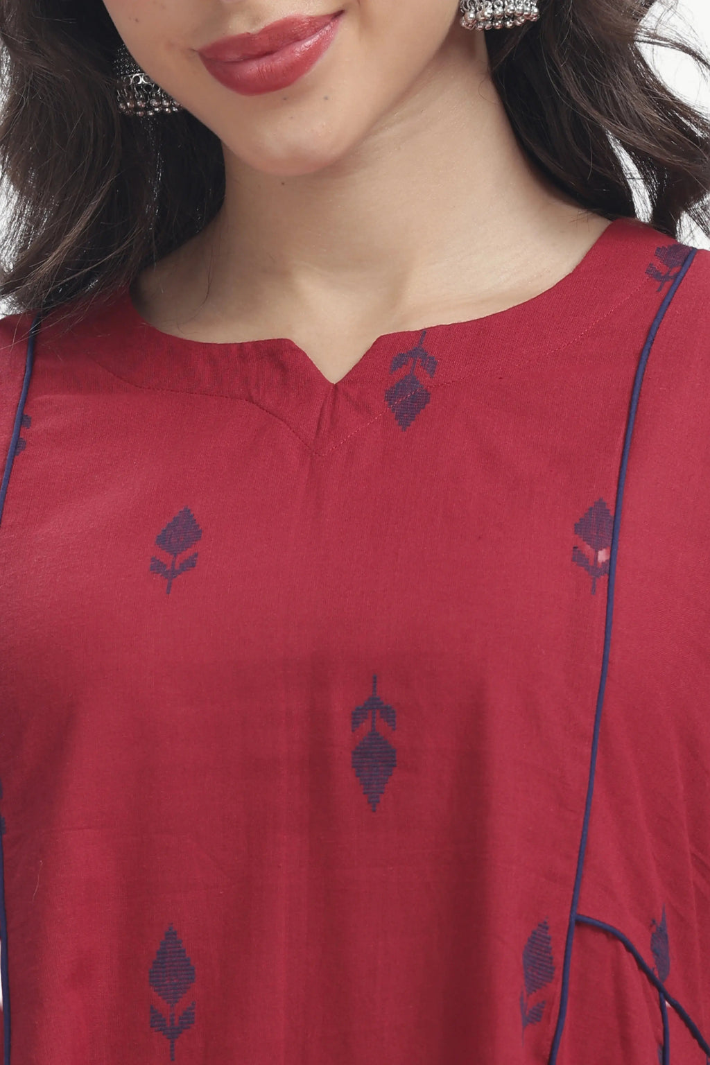 SOUK ANARKALI CO-ORD SET RED Tulen