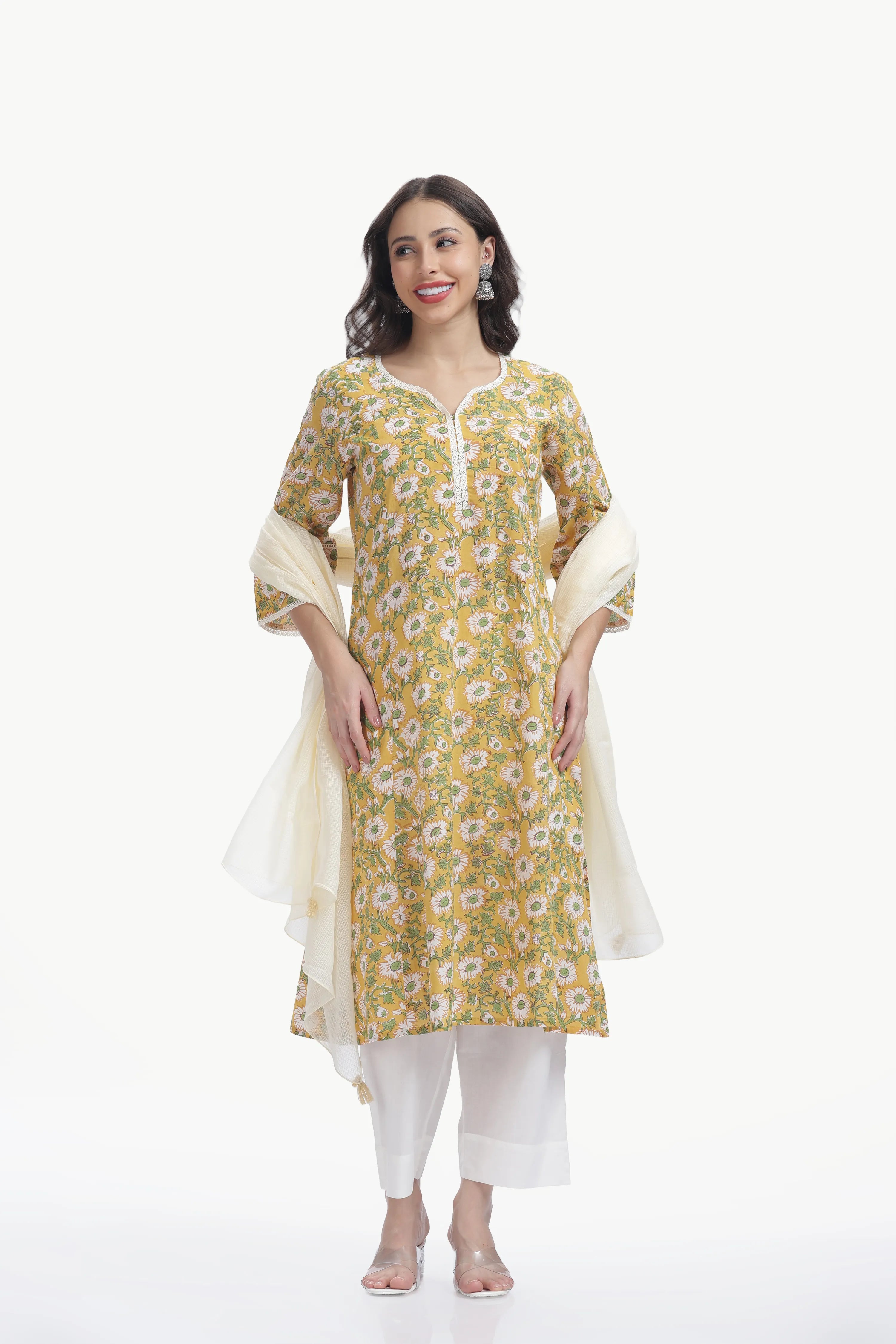 AZEERA LAWAN KURTI SET