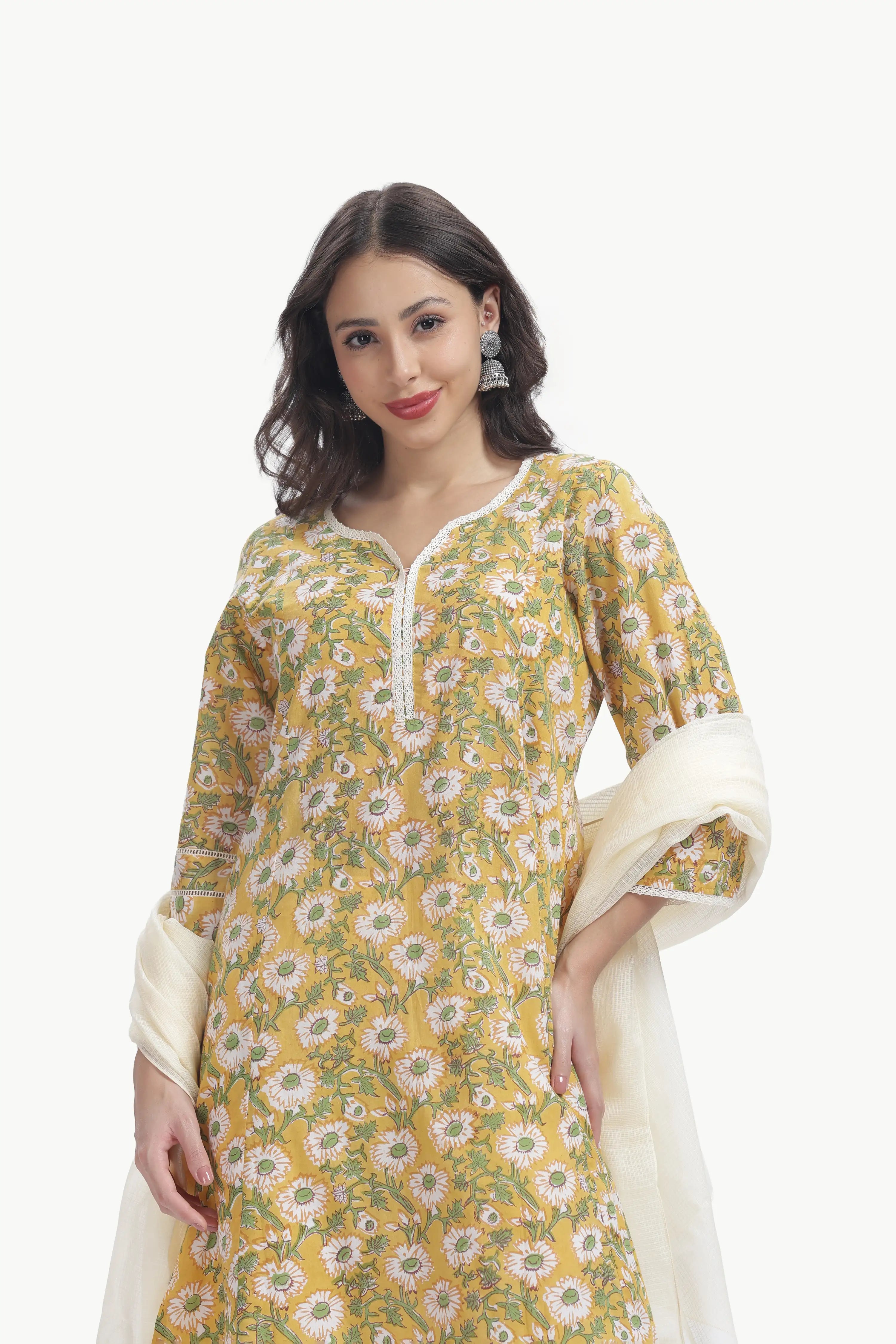 AZEERA LAWAN KURTI SET