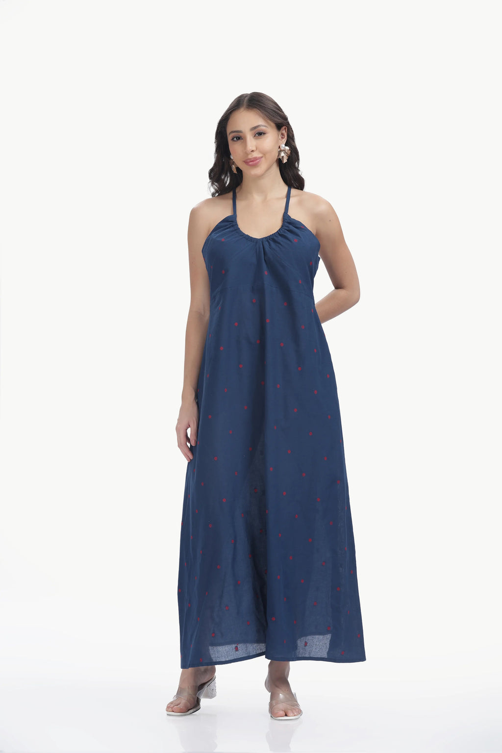 HANDLOOM JAMDHANI MAXI DRESS Tulen