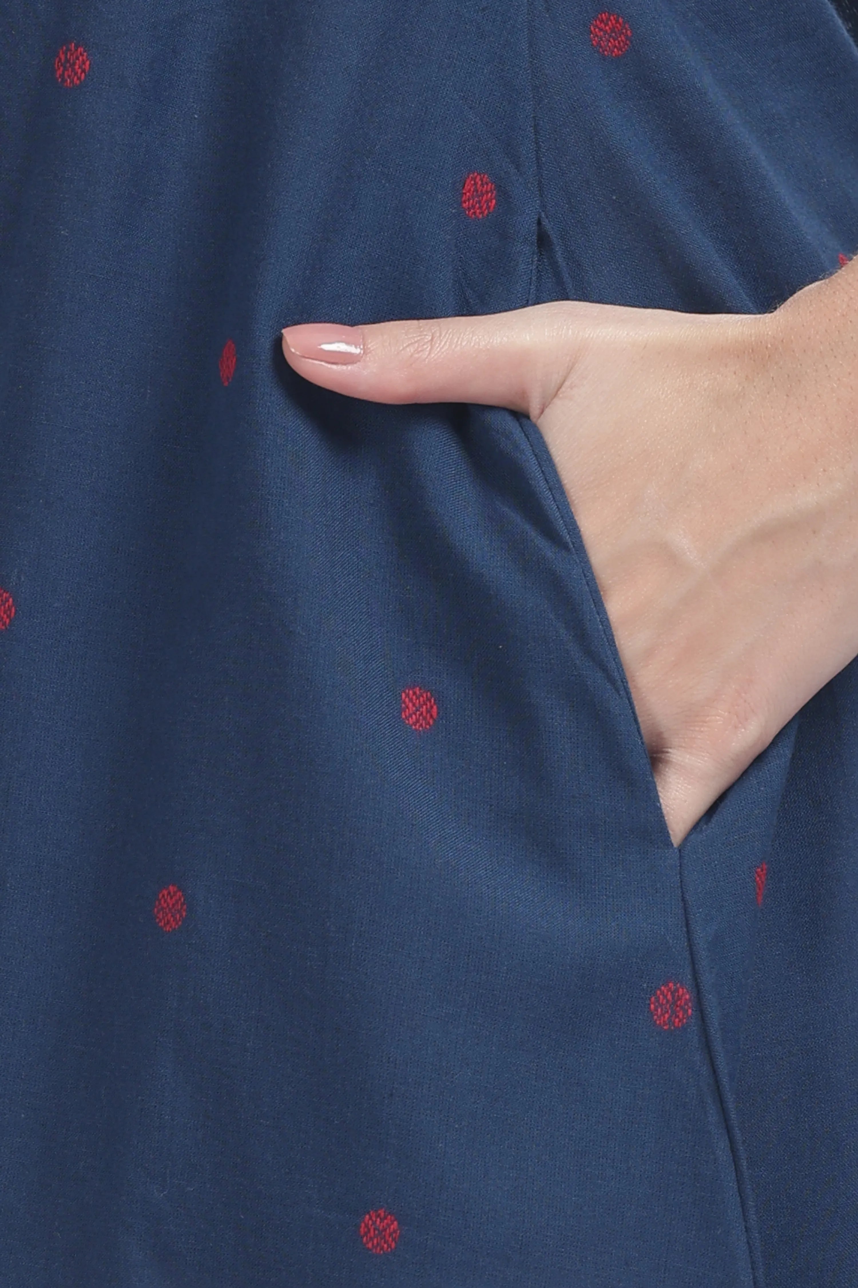 HANDLOOM JAMDHANI MAXI DRESS Tulen