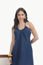 HANDLOOM JAMDHANI MAXI DRESS Tulen