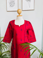 SOUK ANARKALI CO-ORD SET RED