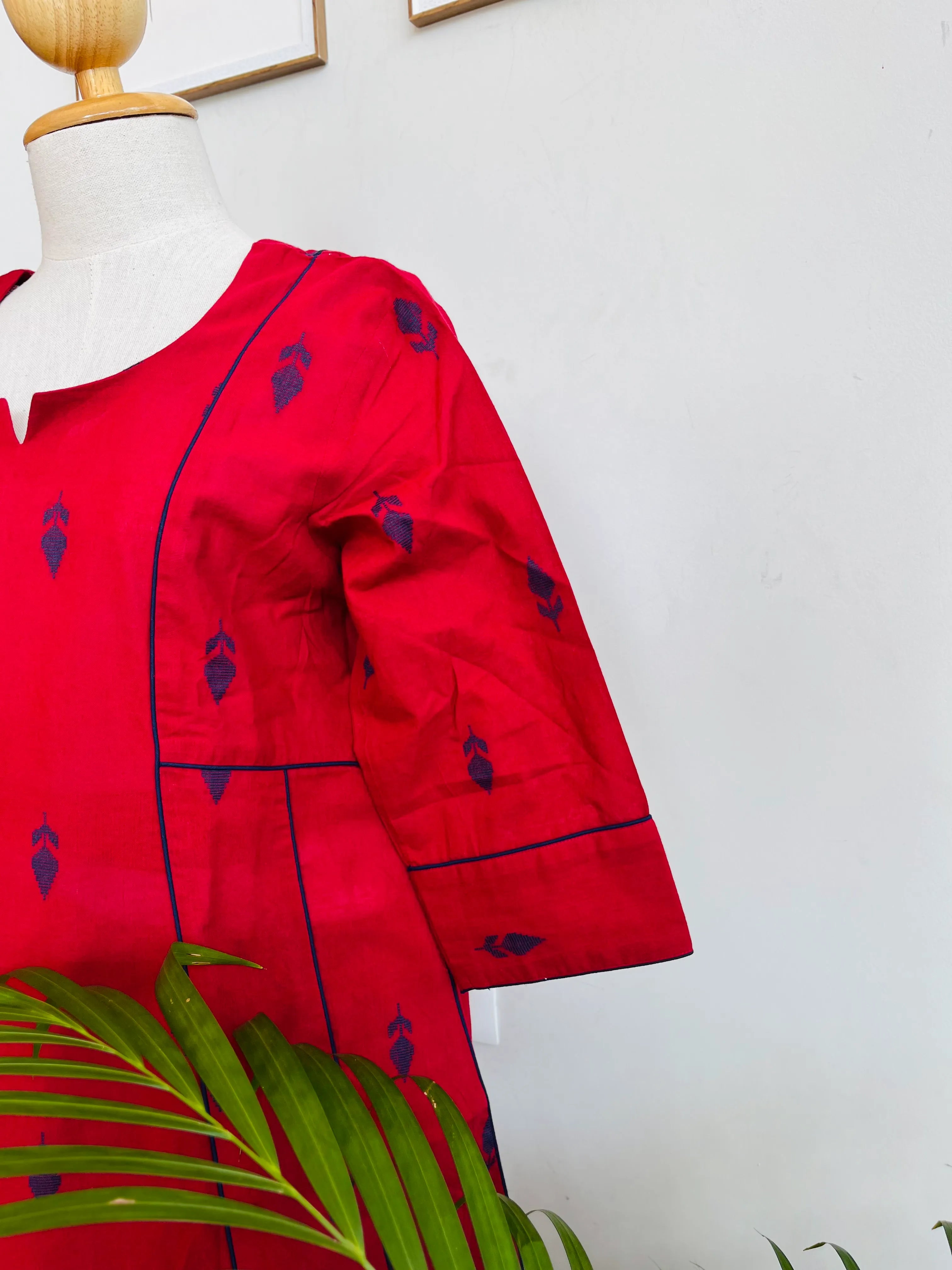 SOUK ANARKALI CO-ORD SET RED