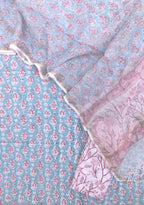 PURE COTTON SUIT WITH KOTA DORIA DUPATTA Tulen