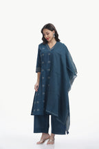 ZARAAH CO-ORD SET BLUE