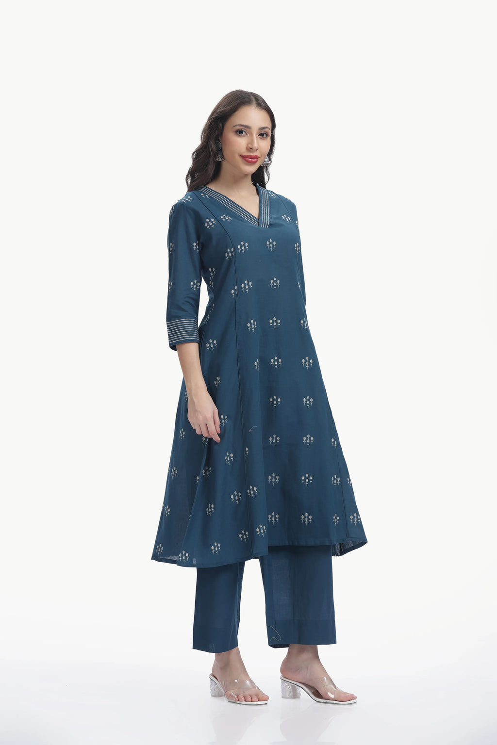 ZARAAH CO-ORD SET BLUE