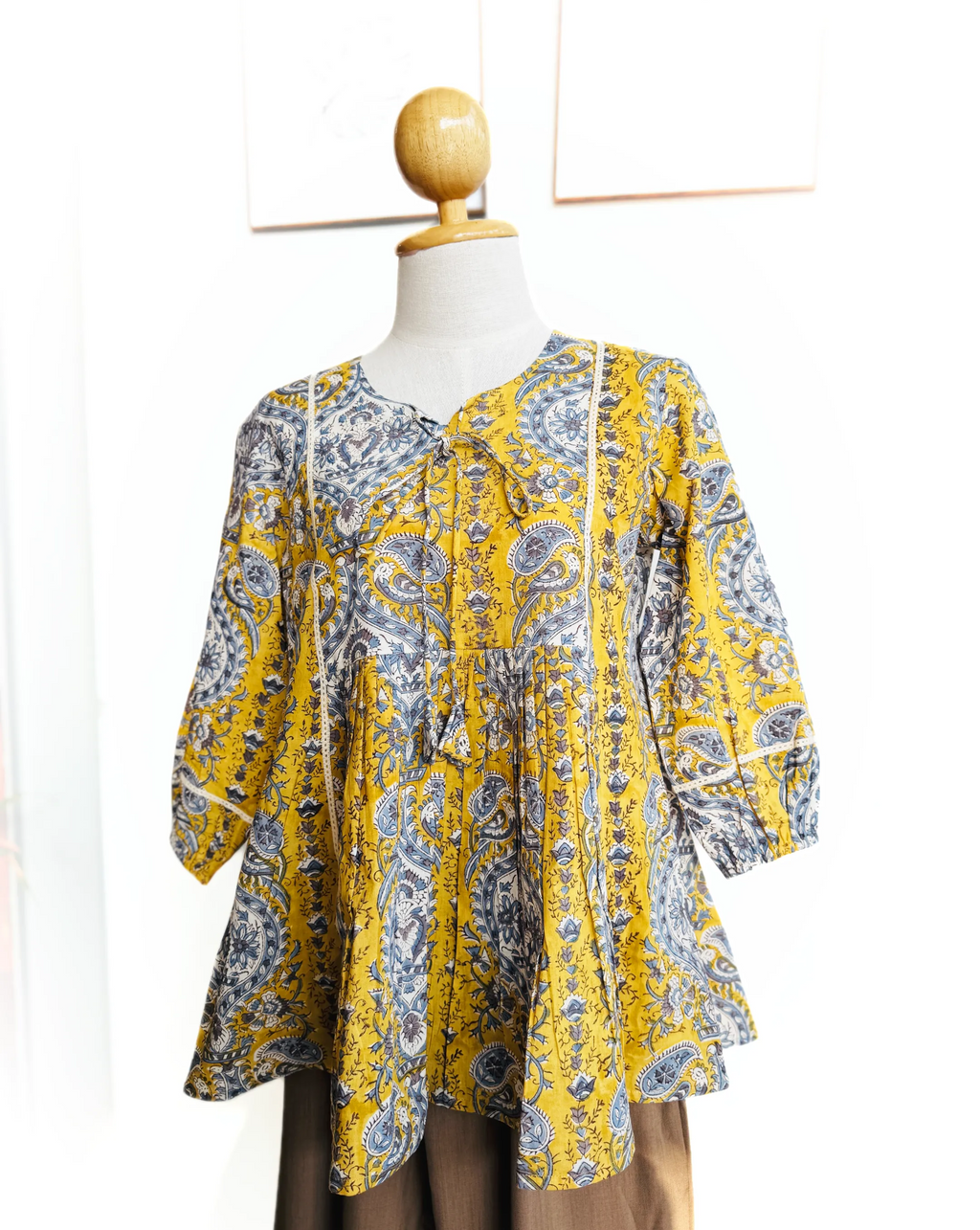 KYRA TUNIC MUSTARD YELLOW