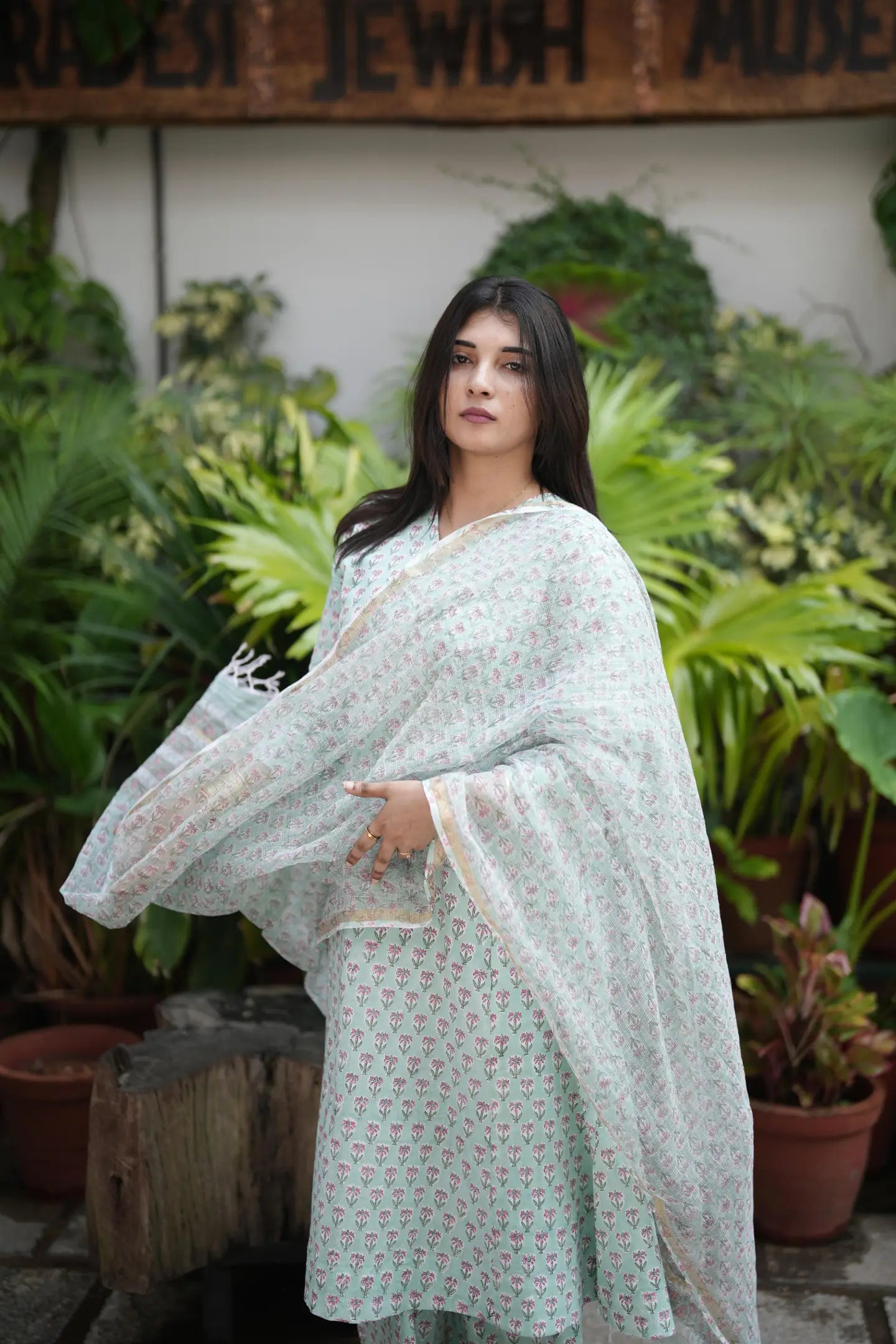 BLOCK KALI SET - MINT GREEN FLORAL PRINT