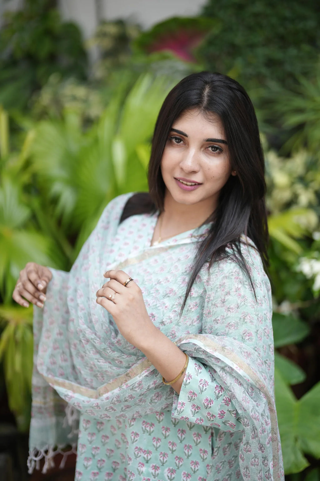 BLOCK KALI SET - MINT GREEN FLORAL PRINT