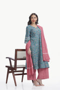 ERA KURTI SET TEAL GREEN