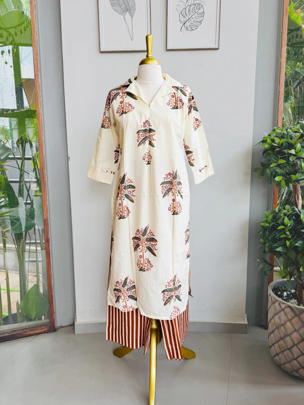 IVAN CO-ORD SET BROWN Tulen