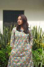 KALI SIDE SLIT - AQUA BLUE