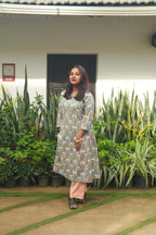 KALI SIDE SLIT - AQUA BLUE