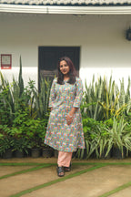 KALI SIDE SLIT - AQUA BLUE
