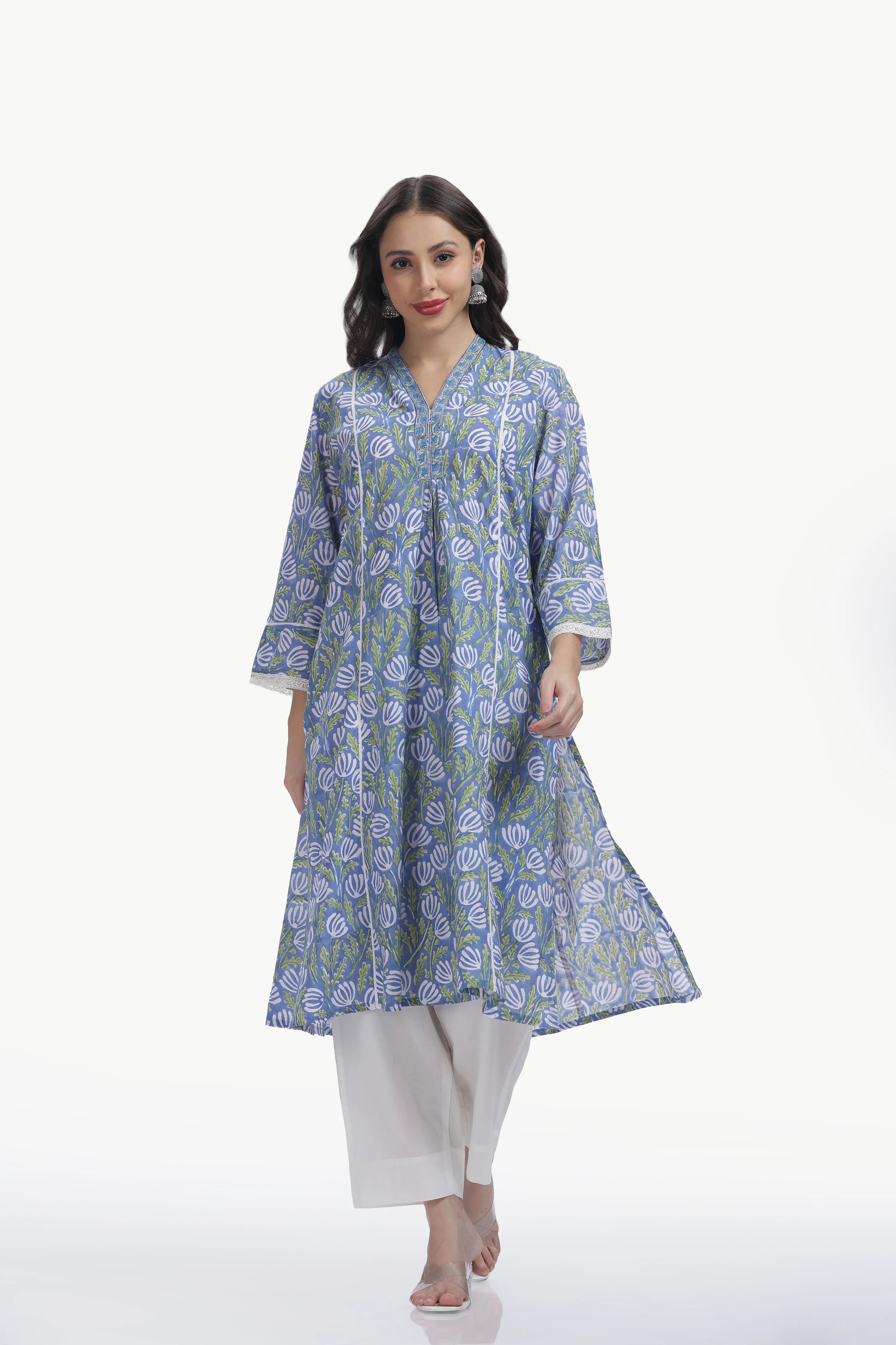 LAYA KURTI SET BLUE