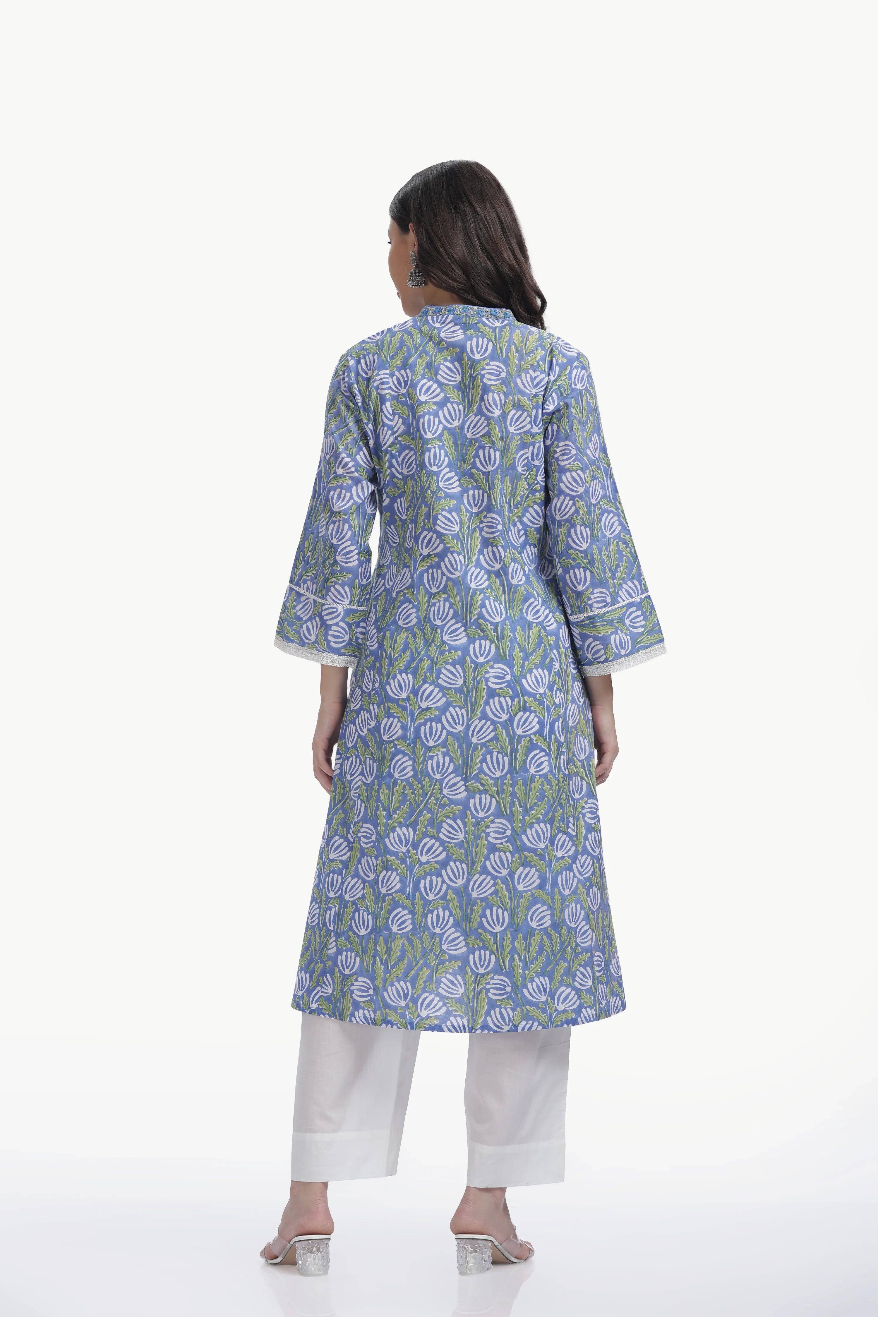 LAYA KURTI SET BLUE Tulen