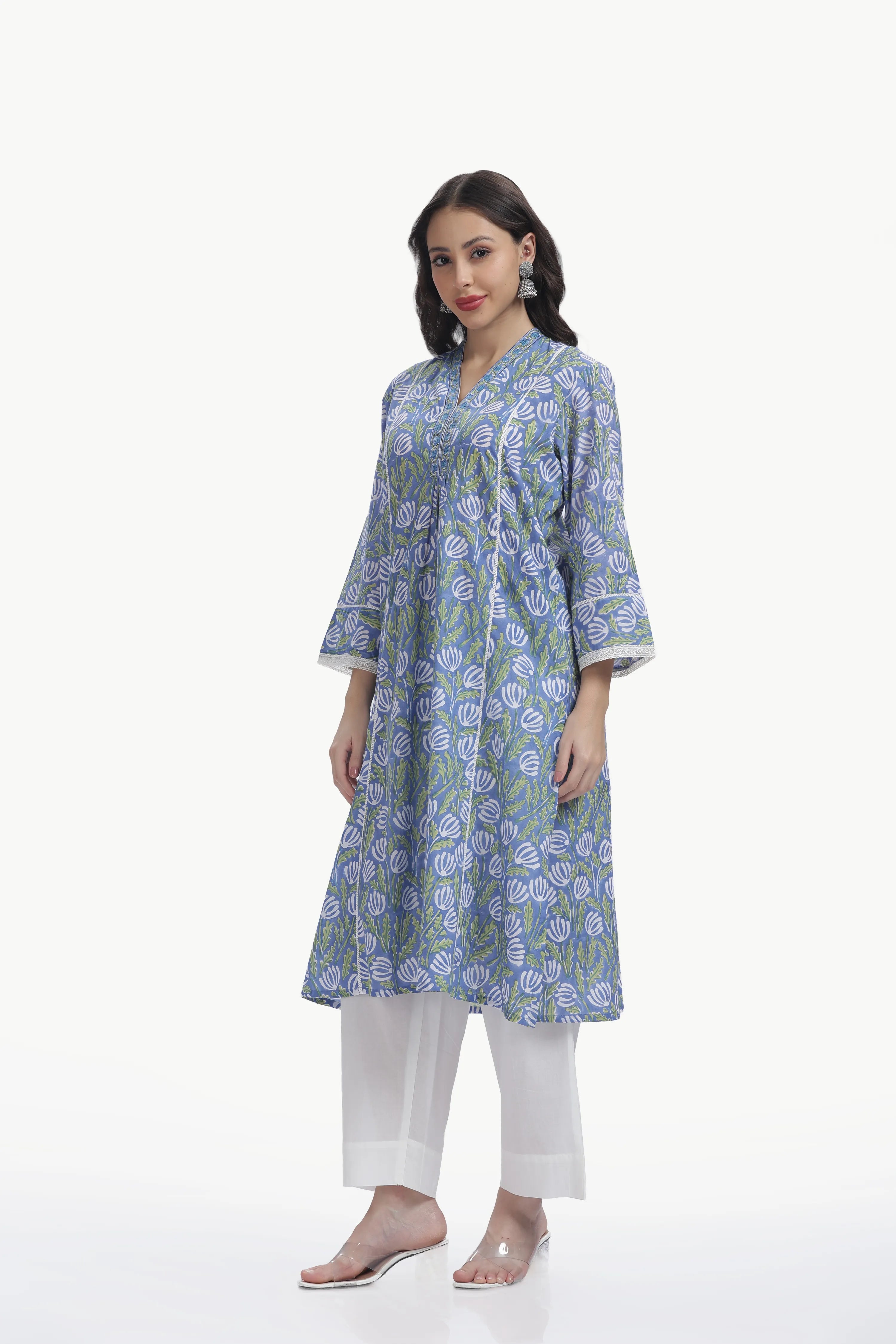 LAYA KURTI SET BLUE Tulen