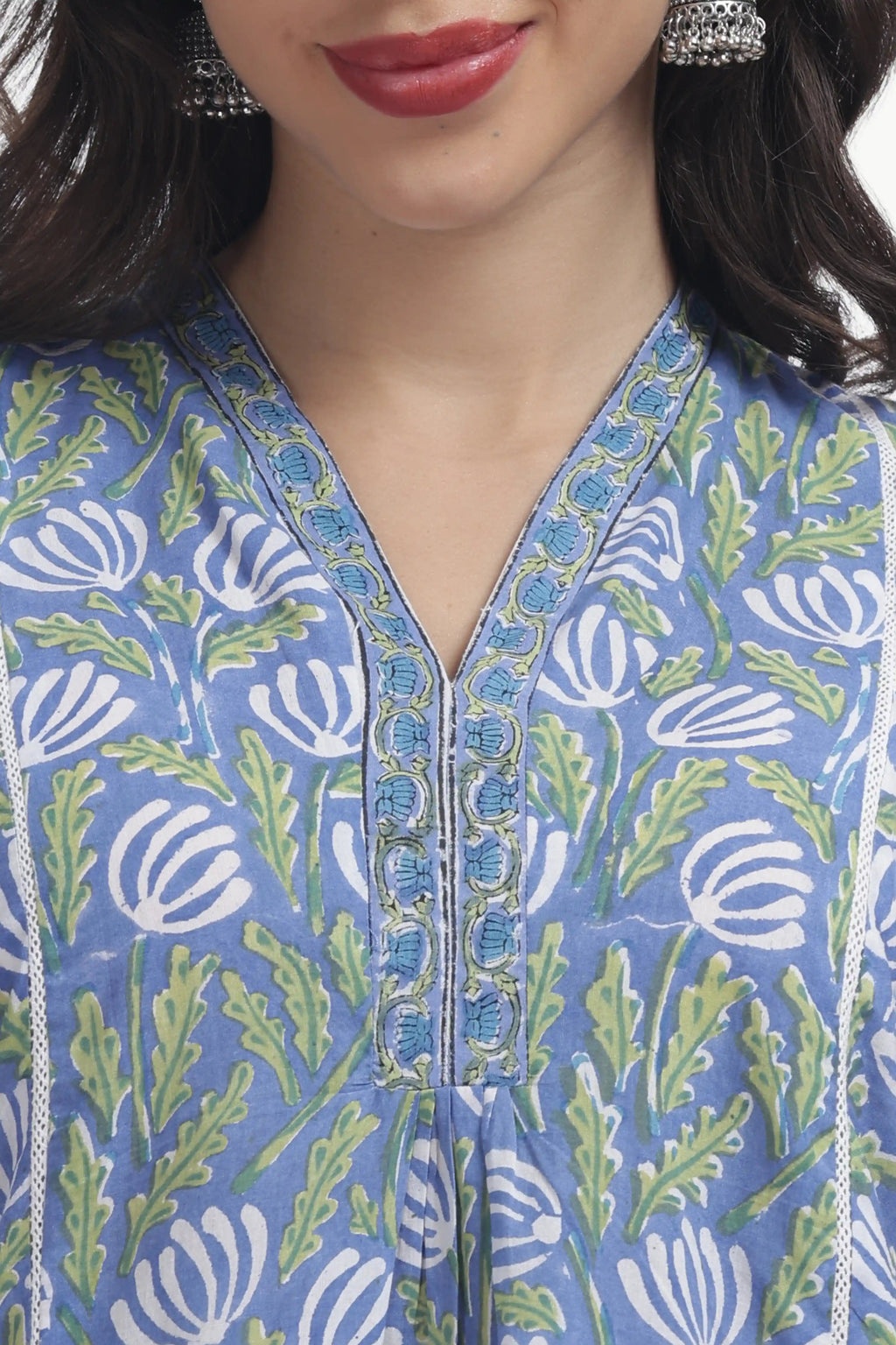 LAYA KURTI SET BLUE Tulen