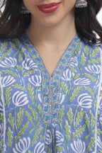 LAYA KURTI SET BLUE Tulen