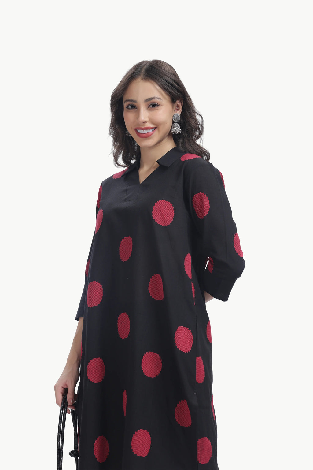 SOUK ELAN CO-ORD SET BLACK & RED Tulen