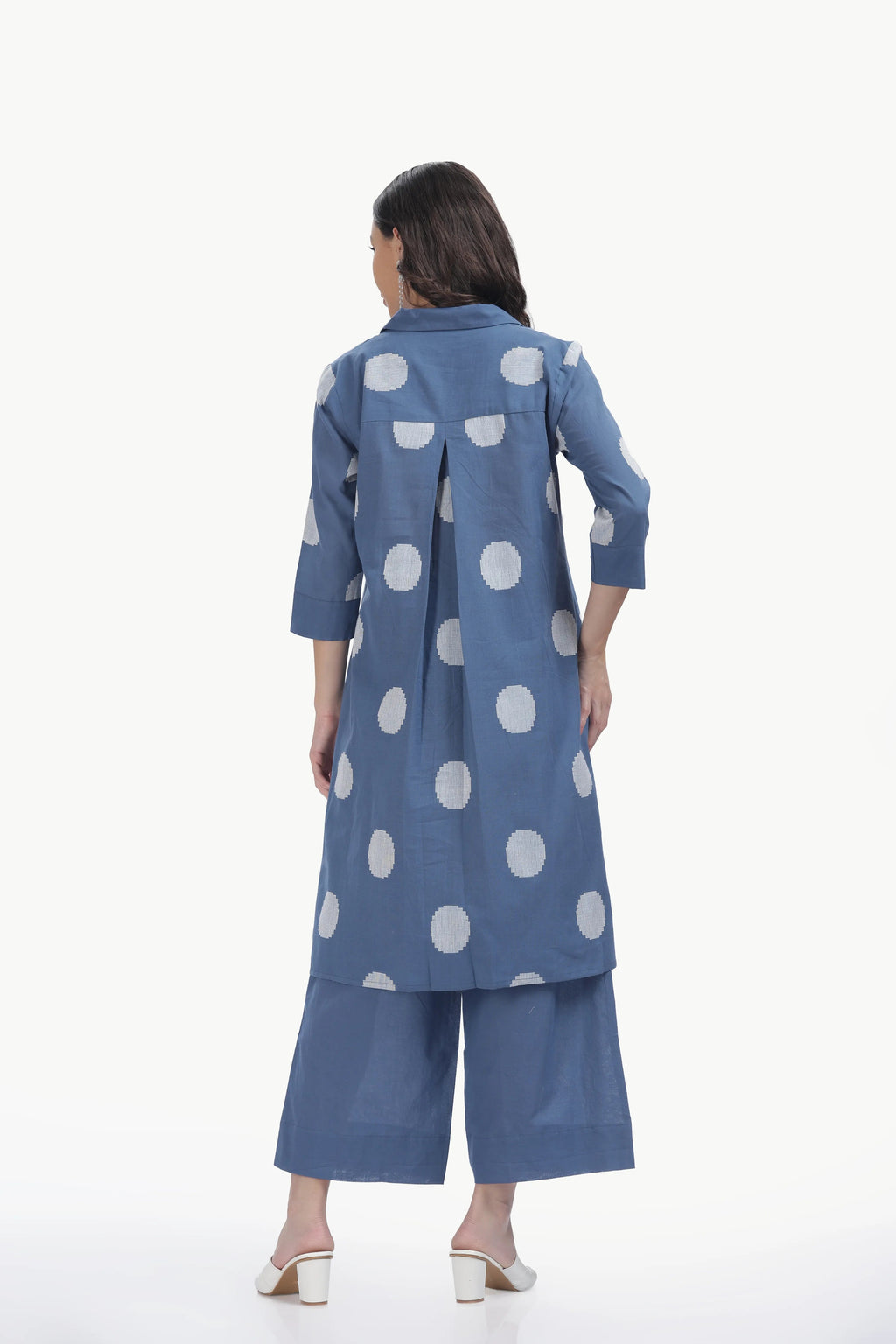 SOUK ELAN CO-ORD SET STEEL BLUE Tulen