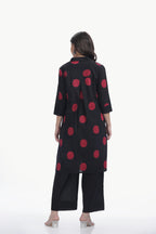 SOUK ELAN CO-ORD SET BLACK & RED Tulen