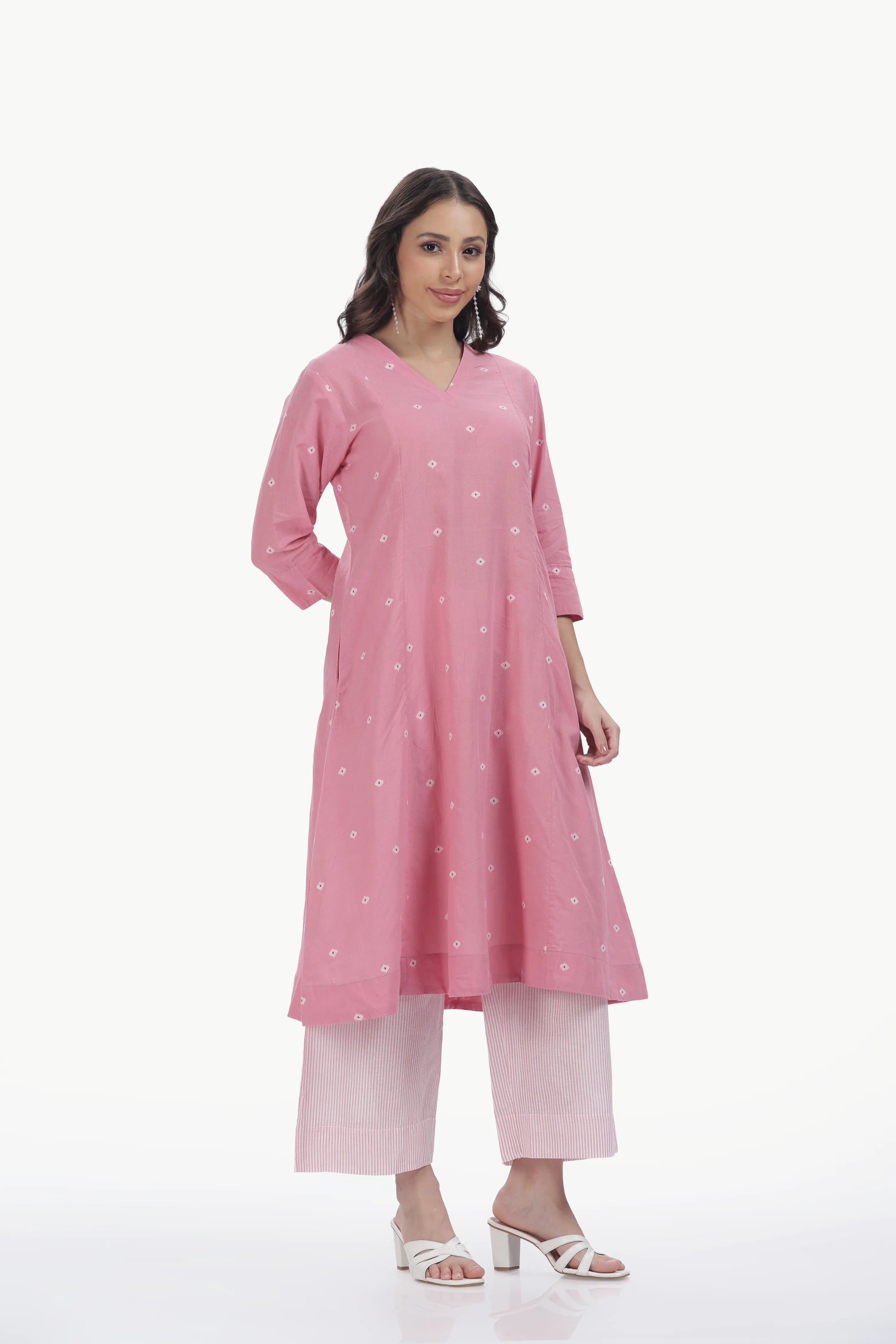 SOUK KALI CO-ORD SET WARM PEACH Tulen