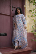 BLOCK KALI SET - SKY BLUE FLORAL PRINT