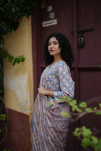 BLOCK KALI SET - SKY BLUE FLORAL PRINT