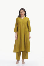SOUK KALI CO-ORD SET MUSTARD YELLOW Tulen
