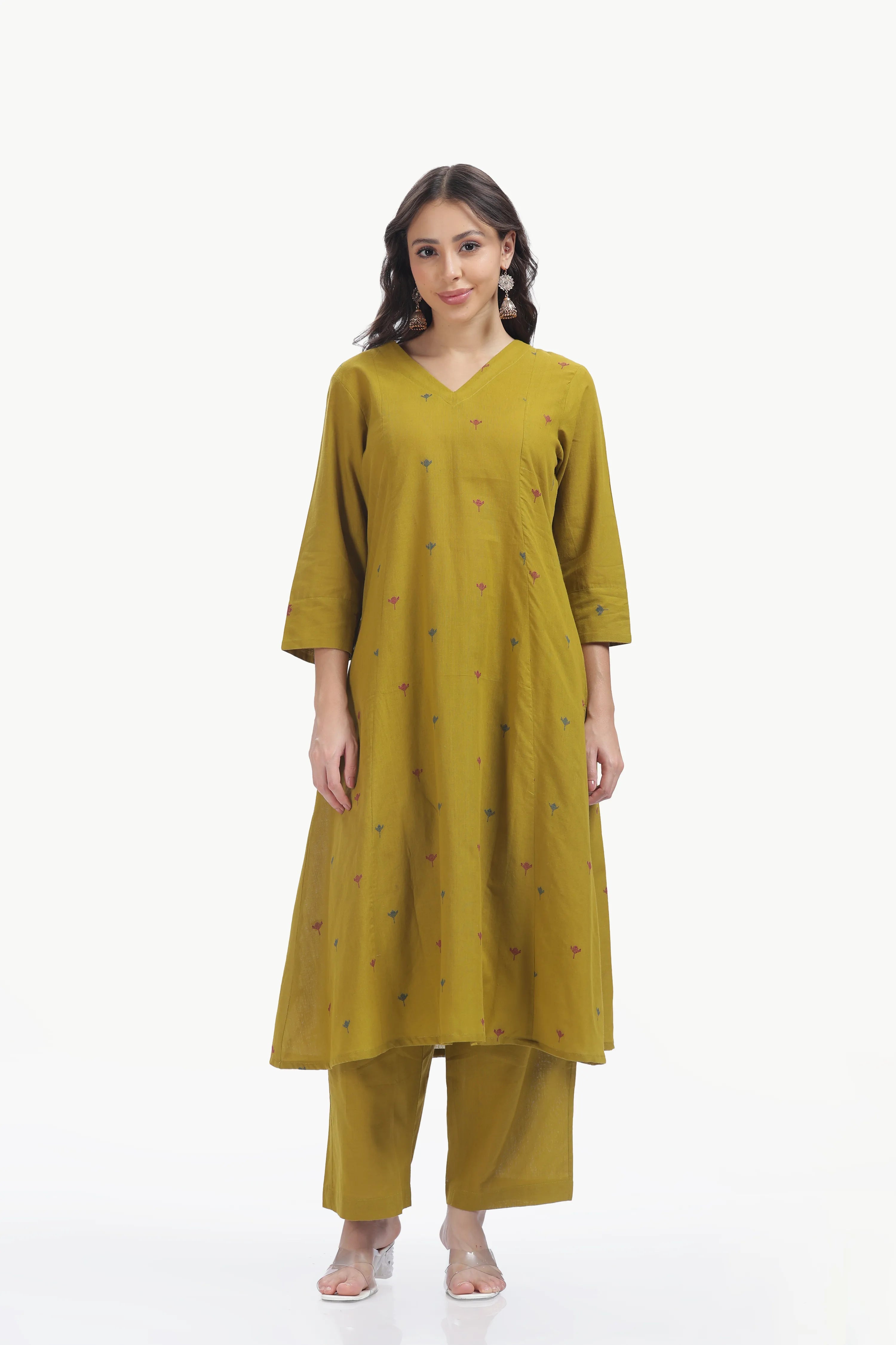 SOUK KALI CO-ORD SET MUSTARD YELLOW Tulen
