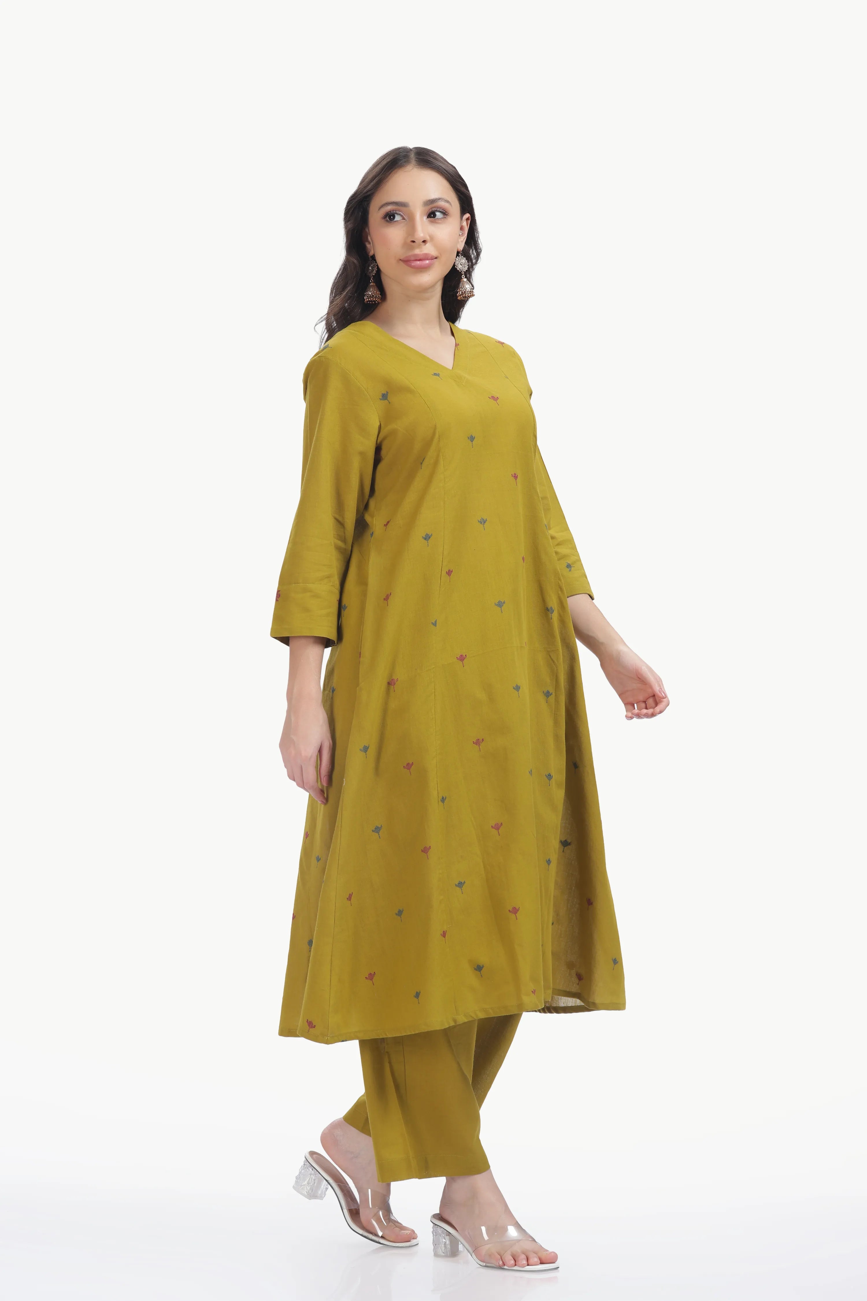SOUK KALI CO-ORD SET MUSTARD YELLOW Tulen
