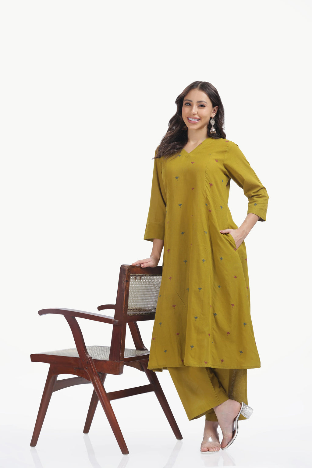 SOUK KALI CO-ORD SET MUSTARD YELLOW Tulen