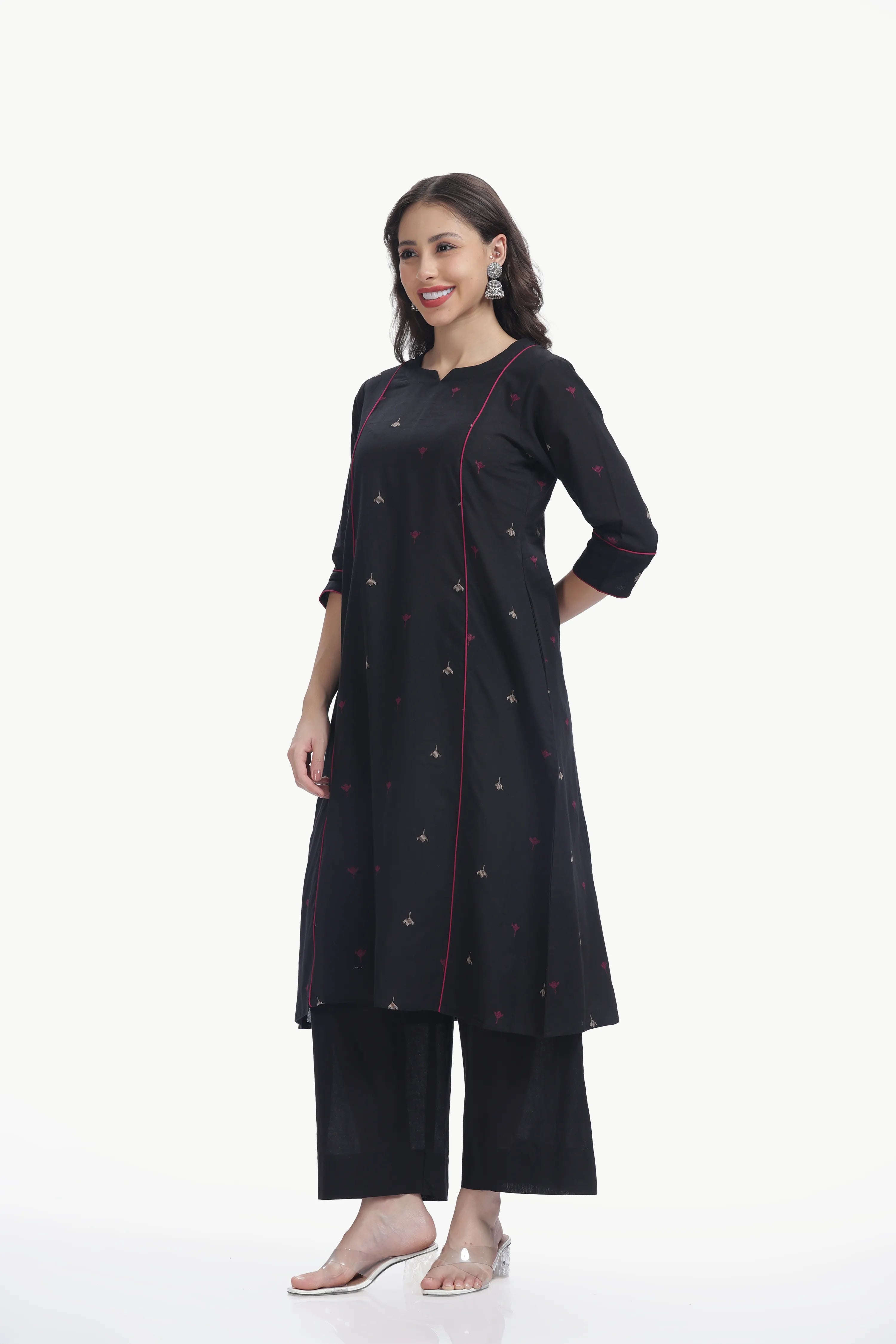 SOUK NIRA CO-ORD SET DEEP RICH WINE Tulen